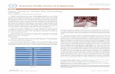 Clean Trends in Textile Wet Processing - OMICS International · PDF fileTextile processing has benefited greatly in both environmental impact and product quality through the use of
