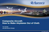 Composite Aircraft: How to Make Airplanes Out of Cloth Aircraft: How to Make Airplanes Out of Cloth Tim Nuhfer Aerostructures Design . ... Images from “Composite Airframe Structures”,