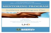 MENTORING PROGRAM - Department of Energy · PDF filewill provide an expansion of the current mentoring program using established authorities and ... Organization Mentoring Program