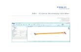 S9+ Crane Runway Girder - Frilo Runway Girder Page 4 Software for structural calculation and design Application options The S9+ application is suitable for the calculation of crane
