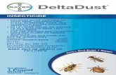 DeltaDust Insecticide - Do-It-Yourself Pest Control · PDF fileDeltaDust Insecticide ... This product is extremely toxic to fish and aquatic invertebrates. Do not apply directly to