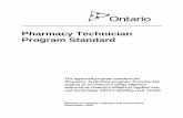 Pharmacy Technician Program Standardtcu.gov.on.ca/pepg/audiences/colleges/progstan/health/... ·  · 2015-10-27Pharmacy Technician ... Jurisprudence Examination before ... organizations