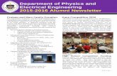 Department of Physics and Electrical Engineering 2015 · PDF file · 2016-10-20o Signal processing and analysis equipment ... "Cryptography using cellular automata" "Quantum conductance