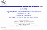 Capabilities for Modular Electronicseislab.gatech.edu/projects/proam/19990617-atlanta/handouts/4b1... · AP210: Electronic Assembly, Interconnect and Packaging Design Technology Physical