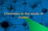 The nature of matter - College of  · PDF fileChemistry is the science that describes matter: its ... o What is the make-up or composition of matter? ... The Nature Of Matter