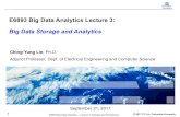 E6893 Big Data Analytics Lecture 3: Big Data Storage … E6893 Big Data Analytics – Lecture 3: ... p E-commerce Product recommender - Amazon ... On Pearson Similarity