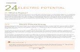 ELECTRIC POTENTIAL - Welcome to Rod's Homepagerodshome.com/APPhysics2/Halliday text pdfs/Chapter_24_Halliday_9th… · Equipotential Surfaces Adjacent points that have the same electric