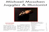 Michael Moschen Juggler & Illusionist Arts/education/study_guides/Michael...Michael Moschen Juggler & Illusionist SHOWTIME for Teachers Welcome to Show Time, a performing arts resource