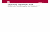Explosives Regulations 2014 - Health and Safety · PDF fileGuidance on Regulations - Commercial manufacture and storage of explosive articles and substances Page 3 of 43 Contents Introduction