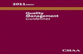 Quality Management - archimedesnet.comarchimedesnet.com/CMAA-mega/CMAA-12-10-2013/CMAA... · Quality Management Guidelines ... Structural Steel Welding Inspection ... Quality Management