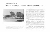 Chapter the ameriCan mandolin - The Mandolin - a · PDF filea repertoire of 150 pieces that included Spanish ... Cadenza in 1901 by G. Henry Picard33, director of Picard’s Bandurria