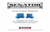 Senator ES Series with MAM-870 Controller - Instruction · PDF file · 2017-06-19Instruction Manual Senator ES Series Air Compressor Sets with MAM-870 Controller Revision: 2017-06-06