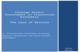 Foreign Direct Ivestment in Transition Economies The … Direct Investment... · Web viewOne of the most important factors to develop an economy is foreign direct investment, which