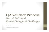 CJA Voucher Process - cacd.uscourts.gov Voucher End‐to‐End Process Attorney or Expert Submits Voucher Mathematical and Technical Review. Create CJA 6x Voucher Enter voucher data