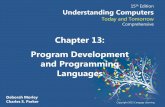 Chapter 13: Program Development and Programming  · PDF fileChapter 13: Program Development and Programming ... with flowcharting software ... notations for creating