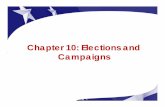 Chapter 10: Elections and Campaigns · PDF file · 2014-11-12Chapter 10: Elections and Campaigns. Copyright 2010 Cengage Learning 2 Who Wants to Be a Candidate? There are two categories