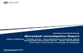 Moranbah Investigation Report - Queensland · PDF fileMoranbah Investigation Report Fatal collision ... 1.1.2 Railway operator ... • QR Limited should provide further education and