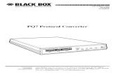 PQ7 Protocol Converter - Black Box Corporationftp.blackbox.com/manuals/P/PCA36A(E) Manual.pdf · 4 PQ7 PROTOCOL CONVERTER Input Protocol — IBM 5250 twinax protocol and Centronics