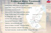 Produced Water Treatment Project Profile - SAWEA Water Treatment Plant... · Produced Water Treatment Project Profile ... Cyclonic Wellhead Desander Coarse Sand Removal between 100