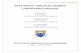 ELECTRICAL AND ELECTRONICS LABORATROY MANUAL ee lab NEW.pdf · Vary the load resistance in steps and note down voltage ... and finally note down the emf generated due to ... Draw