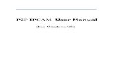 P2P IPCAM User Manual - Electroimpulso -  · PDF fileP2P IPCAM User Manual (For Windows OS) ... wireless antenna 1.2Fix the ip camera ... port number, the name. If WIFI