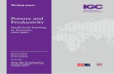 Poverty and Productivity - · PDF filePoverty and Productivity ... determinants of productivity, and the potential for policies promoting inor- ... that has had the greatest impact