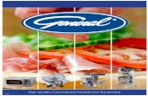 High Quality Commercial Foodservice  · PDF fileModel No. GTS100 .1875" Tomato Slicer