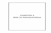 CHAPTER 3 Aids to Interpretation - INFLIBNETshodhganga.inflibnet.ac.in/bitstream/10603/130519/11/11_chapter 3.pdfCHAPTER 3 AIDS TO INTERPRETATION ... determining what aids to interpretation,