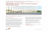 Middle East Tax and Legal Newsletter - PwC East Tax and Legal Newsletter ... Egypt has now implemented a ... the law covering all tax periods prior to their registration cancellation