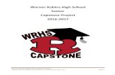 Warner Robins High School Senior Capstone …images.pcmac.org/.../Presentations/WRHS_Capstone_Revised_Nov2016.pdfAdapted from Georgia Department of Education Career-Related Capstone