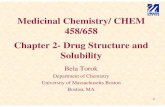 Medicinal Chemistry/ CHEM 458/658 Chapter 2- Drug ...alpha.chem.umb.edu/.../files/Lecture_Slides/Lecture_Chapter_2.pdf · Medicinal Chemistry/ CHEM 458/658 Chapter 2- Drug Structure