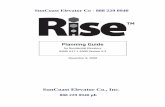 SunCoast Elevator Co., Inc. Rise.pdf · Please consult ThyssenKrupp Access or an authorized dealer ... Optional drive unit area construction details with ... with LED ﬂ oor position/diagnostic