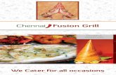 We Cater for all occasions - Chennai Fusion Grillchennaifusiongrill.com/images/Menu Complete printed.pdf41 Chicken Chettinadu Varuval Kulambu 11.99 Spring chicken cooked in chettinad