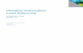 vRealize Automation Load Balancing - VMware · PDF filevRealize Automation Load Balancing TECHNICAL WHITE PAPER /2 Table of Contents Introduction
