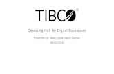 Operating Hub for Digital Businesses - Groundswellgroundswellgroup.ca/wp-content/uploads/2016/05/Tibco-Presentation... · Presented by: Jason Lee & Ivaylo Guenov . 06/02/2016 . Operating