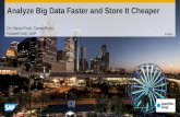 Dr. Steve Pratt,  · PDF fileDr. Steve Pratt, CenterPoint Russell Hull, SAP Analyze Big Data Faster and Store It Cheaper Public