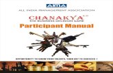 ALL INDIA ANAGE ENT ASSOCIATION Chanakya4 - …resources.aima.in/Chanakya_Manual_AMG.pdfALL INDIA ANAGE ENT ASSOCIATION ... AIMA's Chanakya ® has specially created scenarios to focus