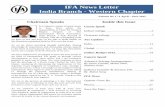 IFA News Letter India Branch - Western · PDF fileIFA News Letter India Branch - Western Chapter ... there is no contradiction in its earlier rulings2 since tax planning within the