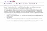 Bridging Units Pocket 2 - Home page - AQA All About Maths · PDF fileBridging Units: Resource Pocket 2 ... progressing to the Foundation tier at GCSE, ... These are standard progressive
