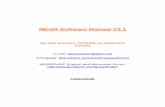 MDSR Software Manual V3 - telus.net Manual MDSR-J.pdfMDSR Software Manual V3.1 By Alex Schwarz, ... The real-time IF spectrum analyzer that ... devices only displays 32 characters