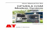 GP1/DL6 GSM Modem System - Delta T … · User Manual for the GP1/DL6 GSM Modem System GSM-UM-1.1 Delta-T Devices