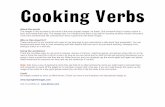 Cooking Verbs - Home - My English Imagesmyenglishimages.com/wp-content/uploads/2015/11/Cooking_Verbs.pdf · Cooking Verbs About the words The images in this set seem to be some of