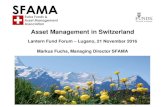 Asset Management in Switzerland - The LANTERN · PDF file7/3/2017 · Asset Management in Switzerland ... Asset managers ranked by global assets under management (in €bn) ... 24