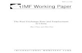 The Real Exchange Rate and Employment in China - · PDF fileThe Real Exchange Rate and Employment in China ... as well as seemingly unrelated regression ... combination of data is