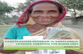 Cash Transfer Program in Bangladesh: Looking … TRANSFER PROGRAM IN BANGLADESH: LOOKING THROUGH THE ... ELNHA project team and Oxfam team in Dhaka for the support ... LNHAs a number