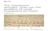 The investment drought: How can the problem of weak ... - UBS · PDF fileThe investment drought: How can the ... UBS Global Asset Management ... Gian Plebani, Global Investment Solutions,