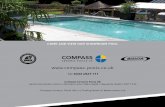 COME AND VIEW OUR SHOWROOM POOL - Swimming Pool · PDF fileThe Vantage system is a series of synchronised pop-up nozzles installed at strategic ... Overflow Skimmer 3 ... Compass Pool