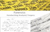 Handwriting Analysis/ Forgery - Weeblymsjanaulis.weebly.com/uploads/2/4/3/2/2432202/hand_writing_analysis...Pre-lab: Handwriting analysis 1. The teacher will give each student two