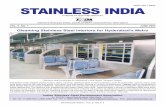 Gleaming Stainless Steel Interiors for HyderabadÕs · PDF fileStainless steel furnishings for HyderabadÕs Multi Modal Transport System. ... nidissda@del3.vsnl.net.in (please give