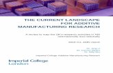 The Current landscape for additive manufacturing research current... · THE CURRENT LANDSCAPE FOR ADDITIVE MANUFACTURING RESEARCH ... Global market trend ... product and process benefits